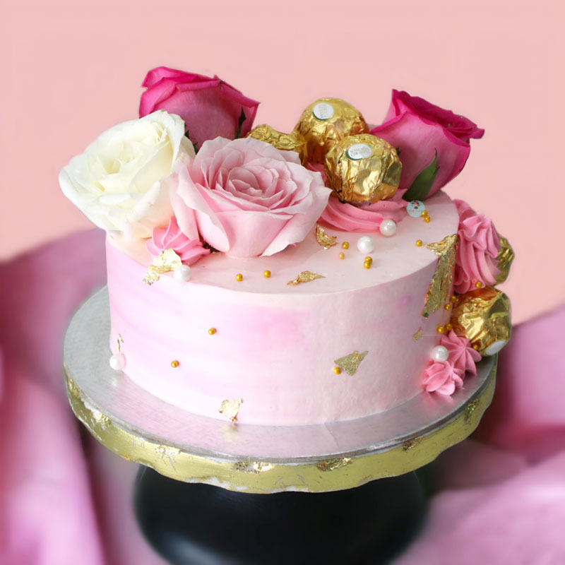 Blossom Bliss Birthday Cake